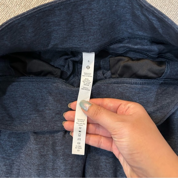 Lululemon Ready to Rulu Women’s Joggers In Heathered Navy like new - Picture 5 of 9